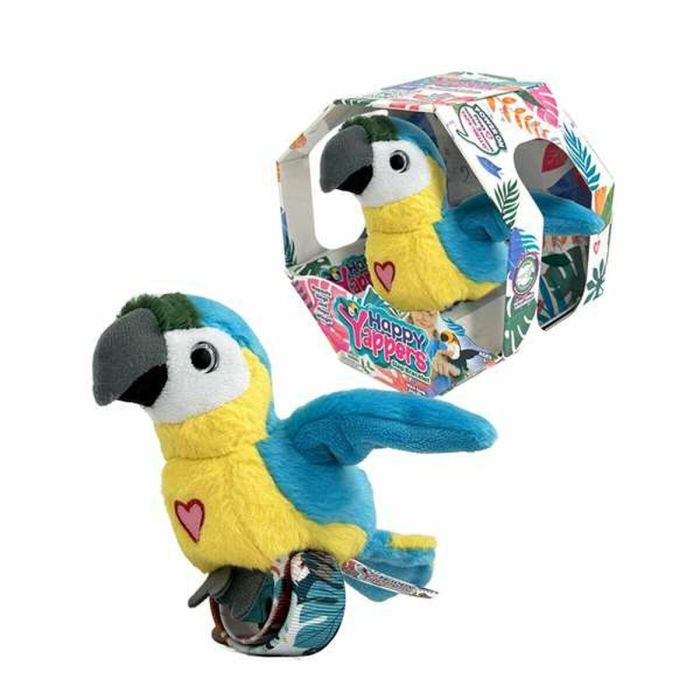 Happy Yappers Peluche Pajarito Interactivo Parlante - Canta, Mueve Alas, Repite Voz - Juguete Educativo Niños +3 Años - 18x18x5 cm 6