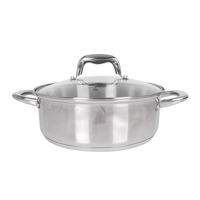 Quttin Cacerola con Tapa de Acero Inducción 24 cm / 4 L New Caesar (4 Unidades) 3