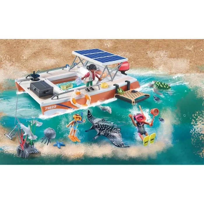 Playmobil Plataforma Análisis Arrecife Wiltopia 71623 Juego de Construcción 1