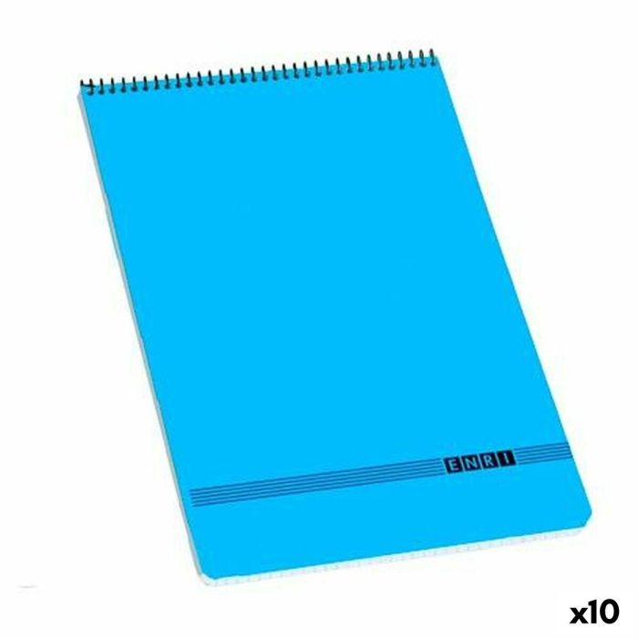 Cuaderno ENRI 80 Hojas Azul (10 Unidades) Cuaderno ENRI 80 Hojas Azul (10 Unidades)