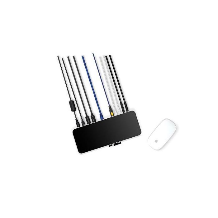 OWC Thunderbolt 3 Dock Estación Base 14 Puertos con 2x TB3, 5x USB 3.1, USB-C, Mini DP, Ethernet, SD, Audio, 85W PD 3