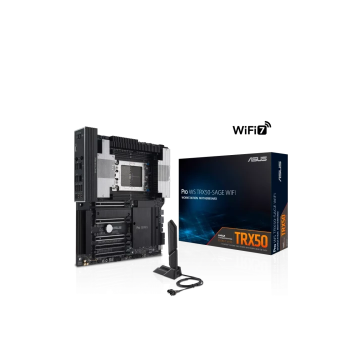 ASUS Pro WS TRX50-SAGE WiFi AMD TRX50 Socket sTR5 SSI CEB 7 ASUS Pro WS TRX50-SAGE WiFi AMD TRX50 Socket sTR5 SSI CEB 7