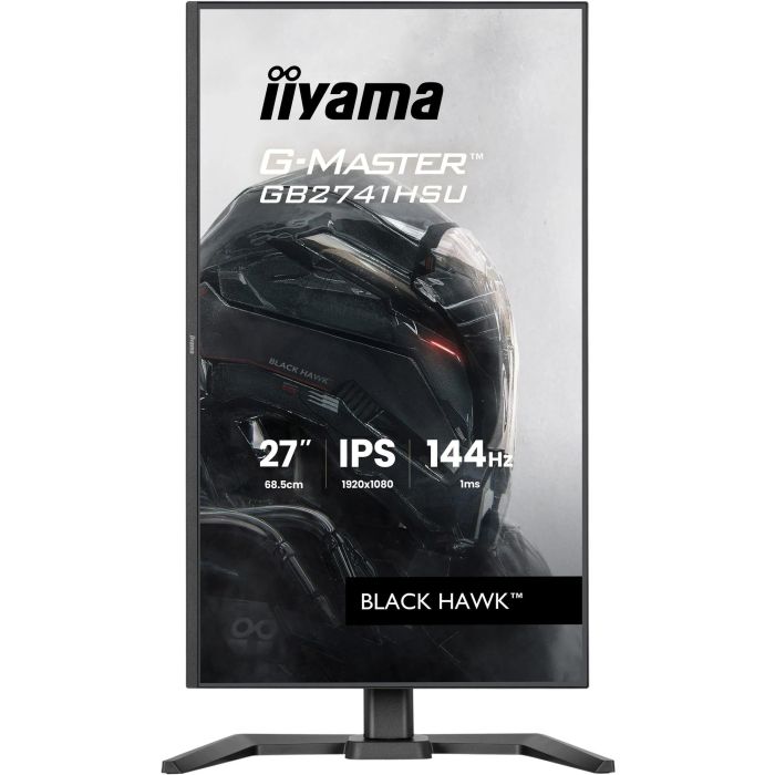 iiyama GB2741HSU-B1 Monitor 27" WQHD (2560x1440) IPS 144Hz 1ms MPRT Altavoces Soporte Ajustable Flicker-Free Low Blue Light Negro