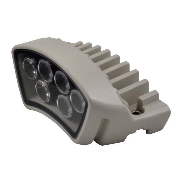 Pelco Iluminador IR 850nm para Iluminación de Largo Alcance hasta 270m para ULISSE EVO, Color Gris-Blanco