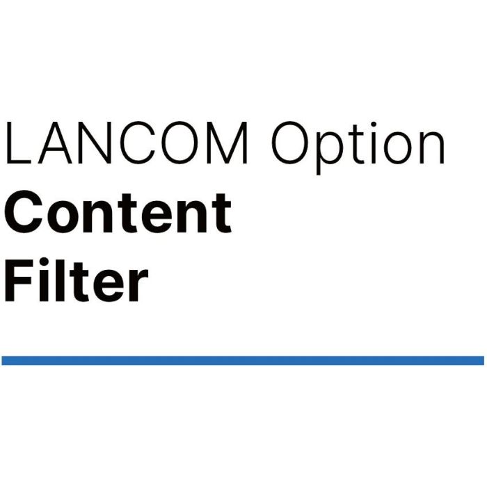 LANCOM Content Filter +25 Option: Licencia de Filtro de Contenido para 25 Usuarios por 1 Año