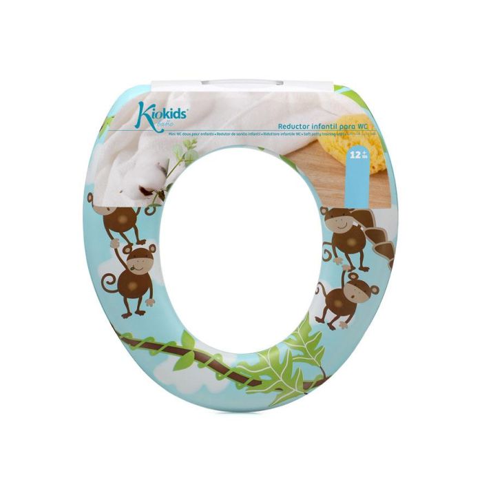KioKids Reductor WC Acolchado Monos para Niños +12 meses - Cómodo, Higiénico y Multicolor para Inodoros Estándar 3 KioKids Reductor WC Acolchado Monos para Niños +12 meses - Cómodo, Higiénico y Multicolor para Inodoros Estándar 3