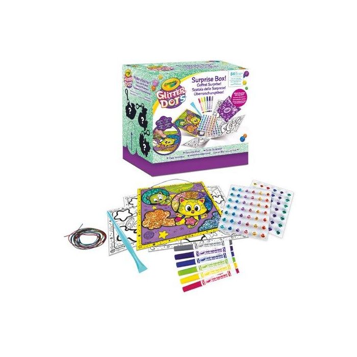 Juego Crayola Glitter Dots Caja Sorpresa (+ 5 Años)