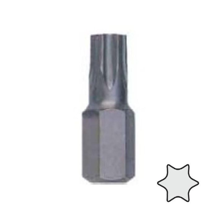 Bianditz Punta de Atornillar Torx Corta TX20 con Mango 10mm