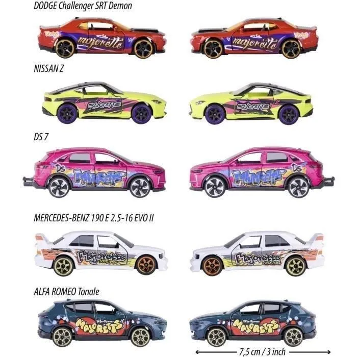 Majorette Pack de regalo SL 11 (5 piezas) Vehículos coleccionables