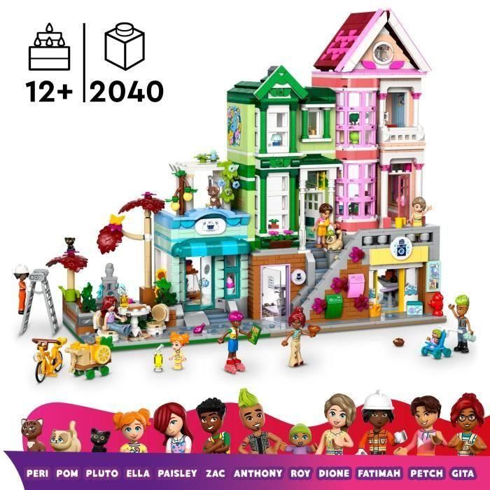 Lego 42670 Apartamentos y Tiendas de Heartlake City Juego Creativo para Niñas