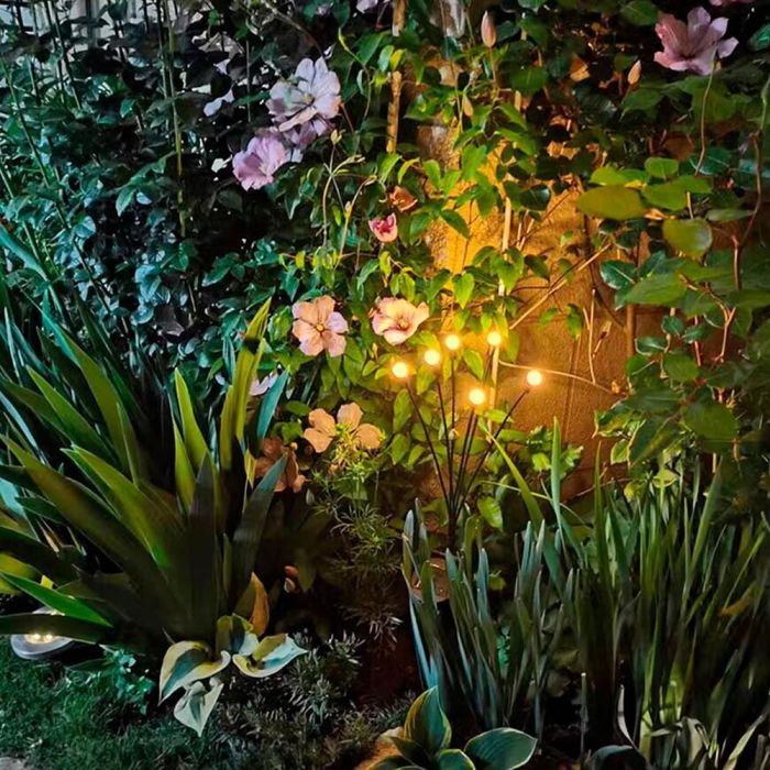 Lumineo 898736 Estaca Solar Luz Fija para Plantas y Jardín 70cm 6 Leds 2