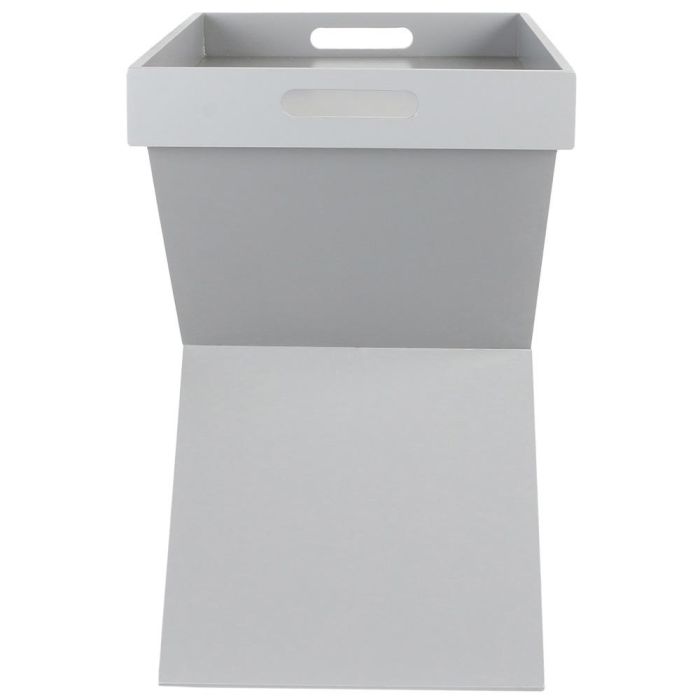 Home Deco Factory Mesa Bandeja Desmontable Gris 46x32 cm h.48,5 cm 5