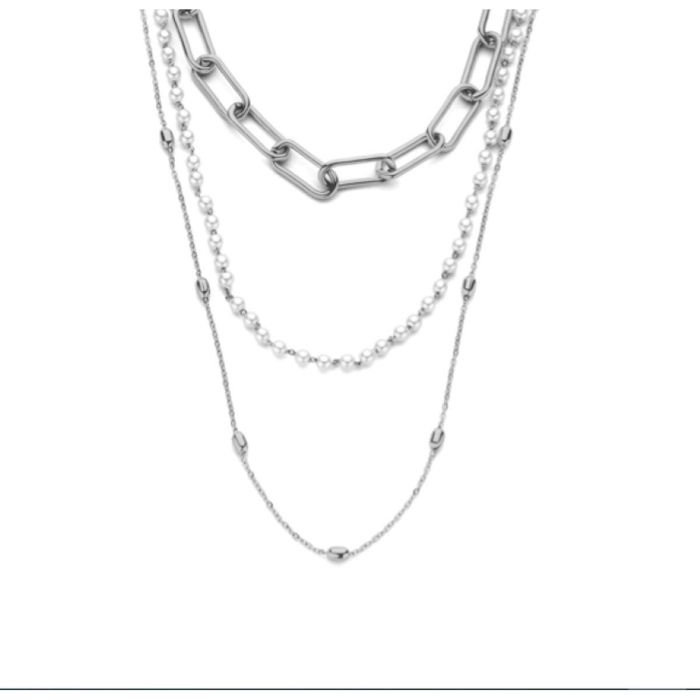 Collar Mujer CO88 Collection 8CN-26265 Plateado Collar Mujer CO88 Collection 8CN-26265 Plateado