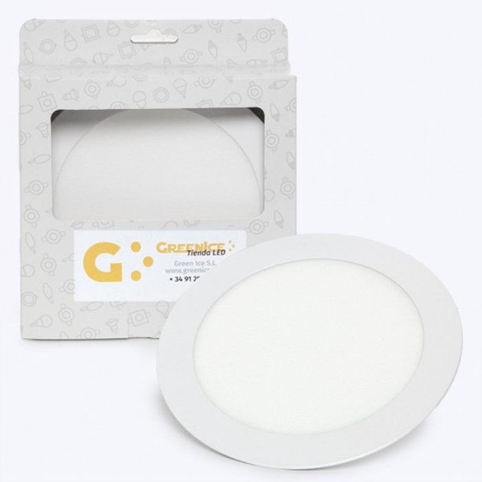 Placa LED 12W 860Lm 6000ºK Circular Estuche Personalizado 40.000H [JL-GP-LZ-2-EP02]