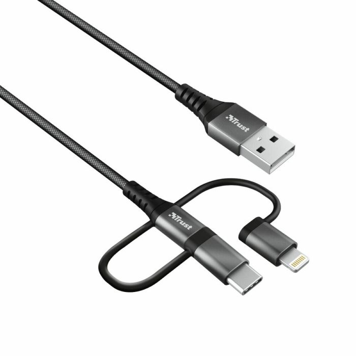 Cable USB Trust 23572 USB A Negro 1