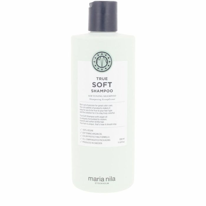 Maria Nila TRUE SOFT Champú para Cabello Rizado 350 ml - Hidratación, Suavidad y Protección del Color