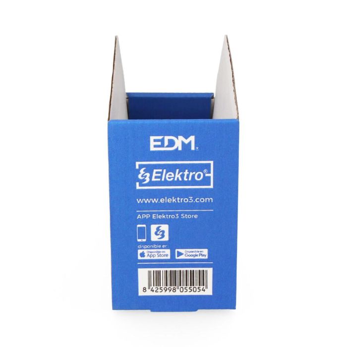 Edm Caja expositora de cartón para material eléctrico 9,8x47,2x15,3 cm Azul 3