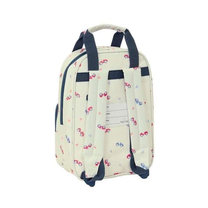 Mochila Escolar Nait Nait Coches Beige 20 x 28 x 8 cm 3 Mochila Escolar Nait Nait Coches Beige 20 x 28 x 8 cm 3