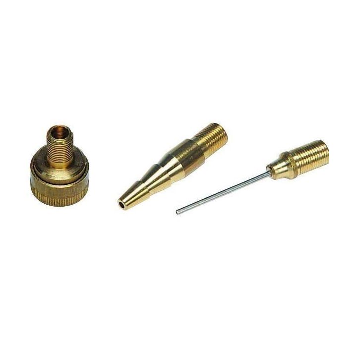 Mecafer Kit de Accesorios para Aire Comprimido 8 Piezas, para Inflado de Neumáticos y Soplado, con Conexión Rápida