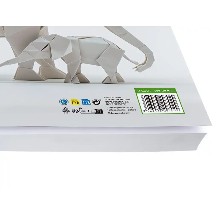 Liderpapel Cartulina A3 180g/m2 Blanca Paquete 100 Hojas Escolar Escolar 4 Liderpapel Cartulina A3 180g/m2 Blanca Paquete 100 Hojas Escolar Escolar 4
