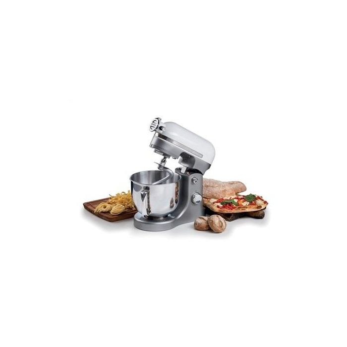 Ariete 1589/01 Robot de Cocina Moderna 5.5L Blanco - 1600W, Acero Inoxidable, 11 Velocidades 7 Ariete 1589/01 Robot de Cocina Moderna 5.5L Blanco - 1600W, Acero Inoxidable, 11 Velocidades 7