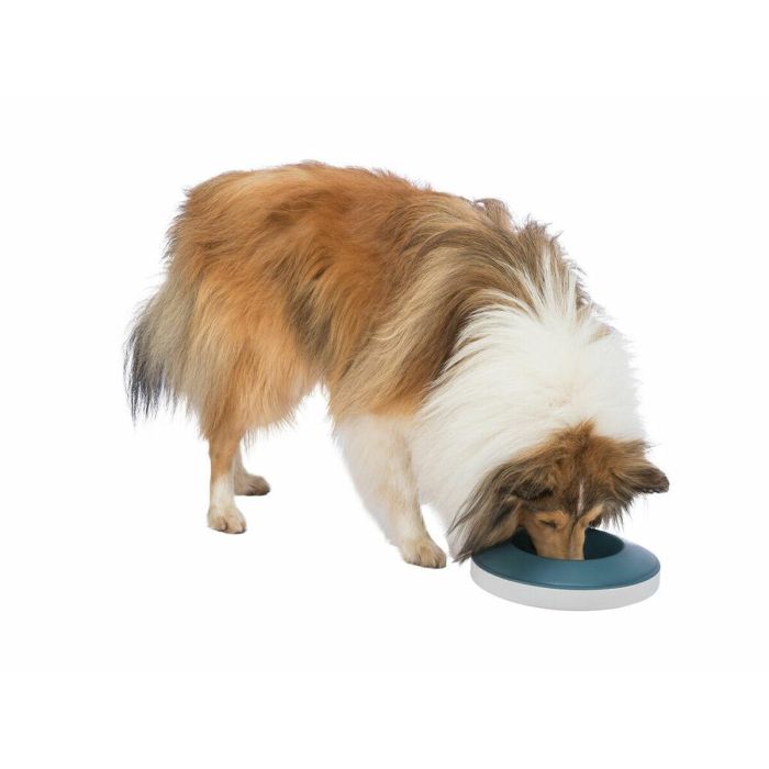 Comedero para Perro Trixie Slow Feeding Azul Gris Caucho Plástico TPR Ø 23 cm 500 ml 2