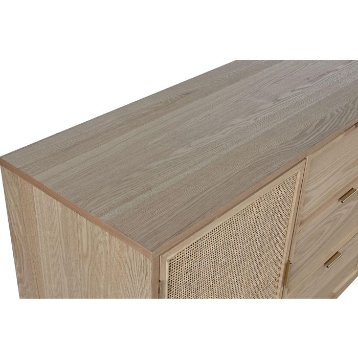Aparador Home ESPRIT Ratán Abeto 136 x 38 x 80 cm 5 Aparador Home ESPRIT Ratán Abeto 136 x 38 x 80 cm 5