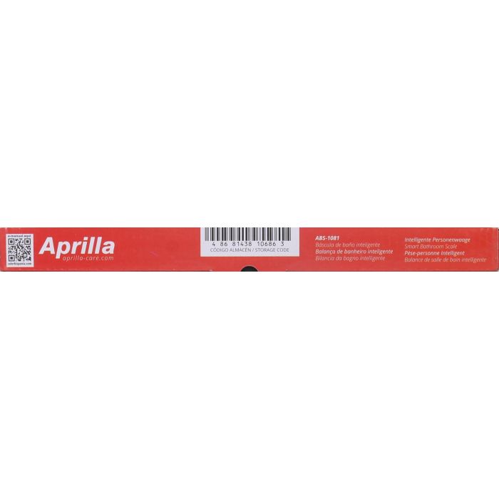 Aprilla Báscula de Baño Inteligente 150 kg Azul - 27 x 27 x 4 cm (6 Unidades) 1
