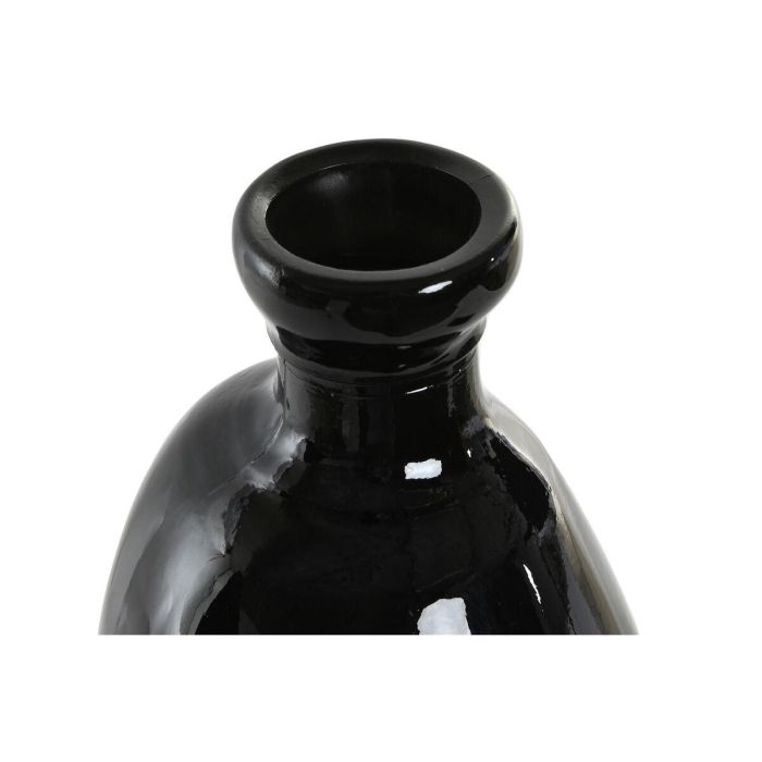 Jarrón Home ESPRIT Negro Cristal reciclado 22 x 22 x 51 cm 2 Jarrón Home ESPRIT Negro Cristal reciclado 22 x 22 x 51 cm 2