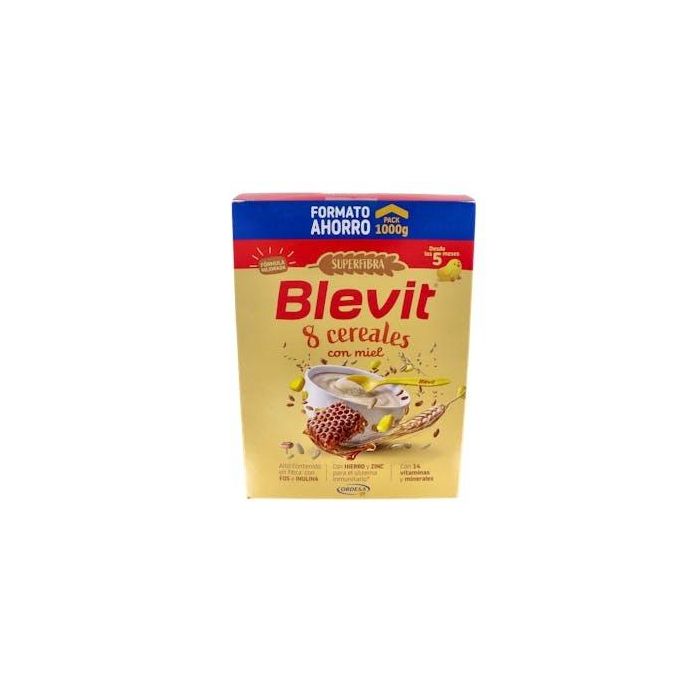 Blevit Super Fibra 8 Cereales y Miel 1000g