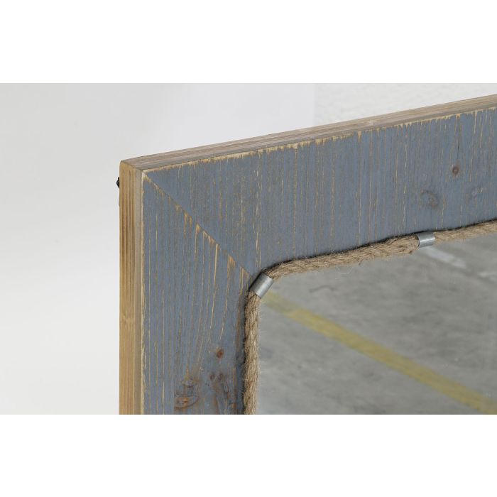 Espejo de pared DKD Home Decor Azul Blanco Natural 60 x 3,5 x 89,5 cm 1 Espejo de pared DKD Home Decor Azul Blanco Natural 60 x 3,5 x 89,5 cm 1