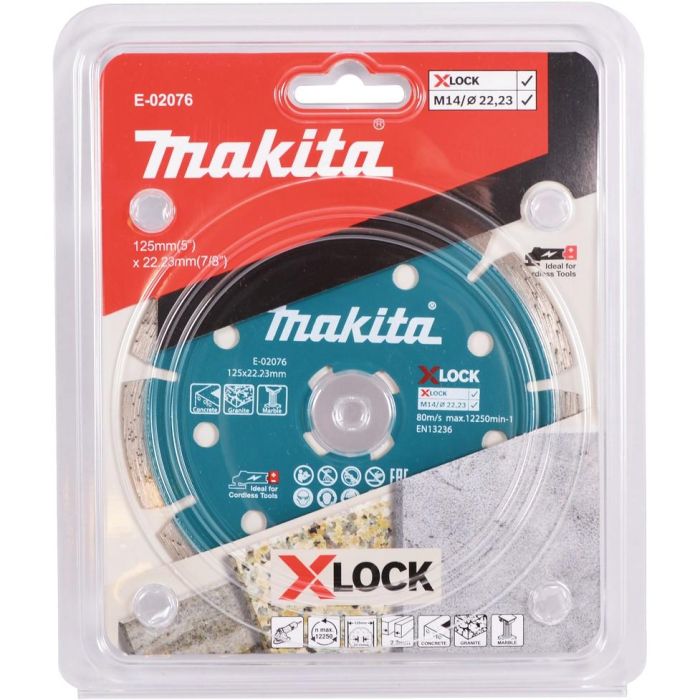 Makita Diamantsch. 125mm X-Lock Beton 1