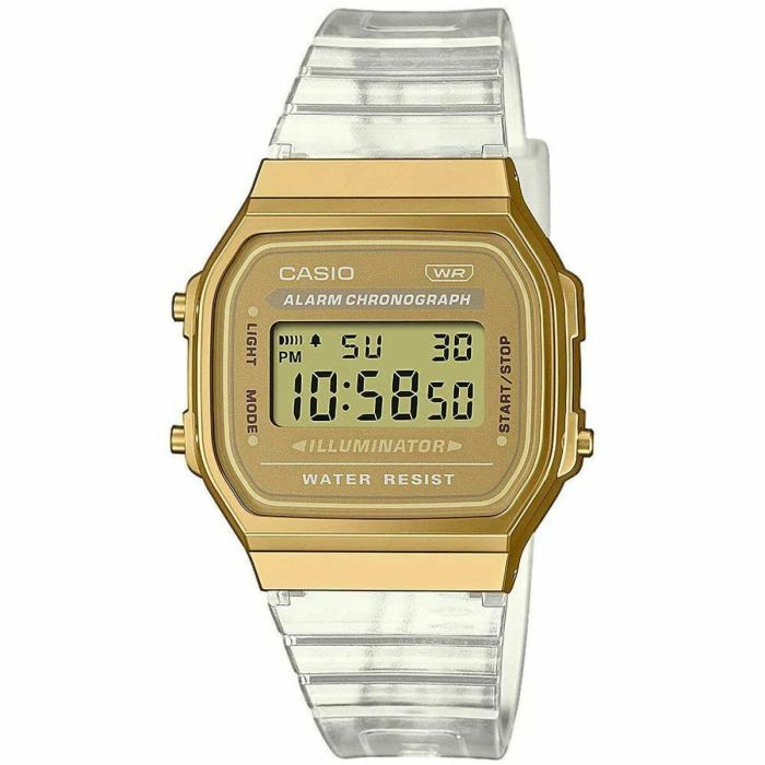 Reloj Unisex Casio VINTAGE COLLECTION - TRANSPARENT BAND - GOLD 3 Reloj Unisex Casio VINTAGE COLLECTION - TRANSPARENT BAND - GOLD 3