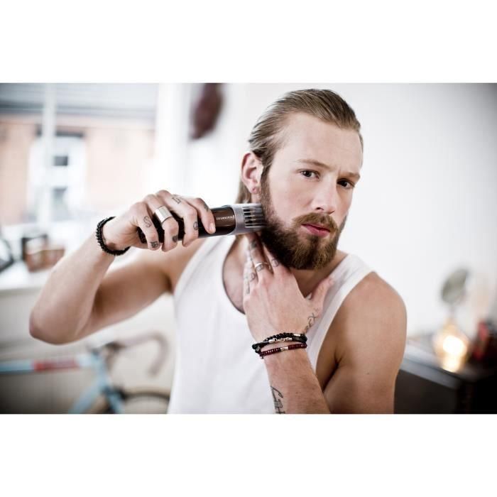 Juego de afeitado Remington MB4046, kit de recortadora de barba, cuchillas de titanio autoafilables, zuecos ajustables, batería de litio 3 Juego de afeitado Remington MB4046, kit de recortadora de barba, cuchillas de titanio autoafilables, zuecos ajustables, batería de litio 3