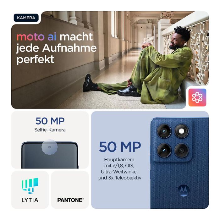 Motorola Moto Edge 60 5G 8GB RAM 256GB Azul 2 Motorola Moto Edge 60 5G 8GB RAM 256GB Azul 2