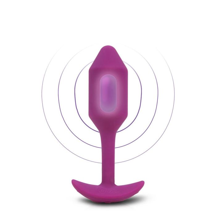 Plug Anal B-Vibe Vibrating Morado 9