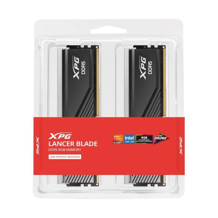 A-DATA XPG Lancer Blade DDR5 64GB (2x32GB) 6000MHz CL30 ARGB - AX5U6000C3032G-DTLAB 1 A-DATA XPG Lancer Blade DDR5 64GB (2x32GB) 6000MHz CL30 ARGB - AX5U6000C3032G-DTLAB 1