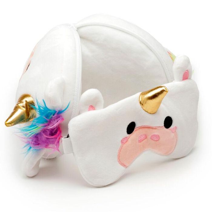 Almohada viaje antifaz Unicornio Relaxeazzz 2