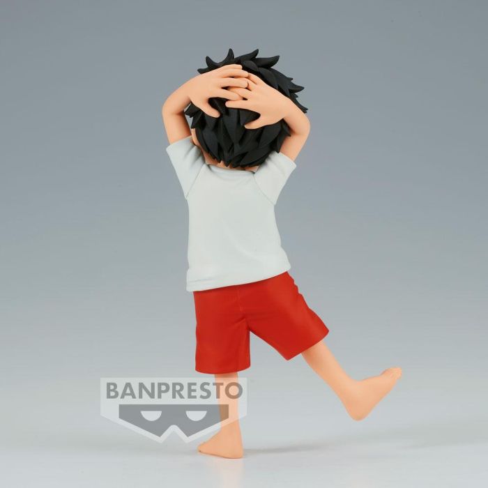 BANPRESTO Figura Monkey D Luffy Children The Grandline Series Film Red One Piece 12cm 4