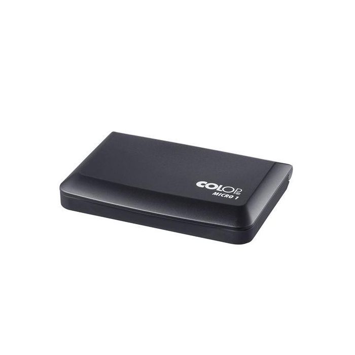 Colop Tampon Micro 1 Estuche De Plástico Negro