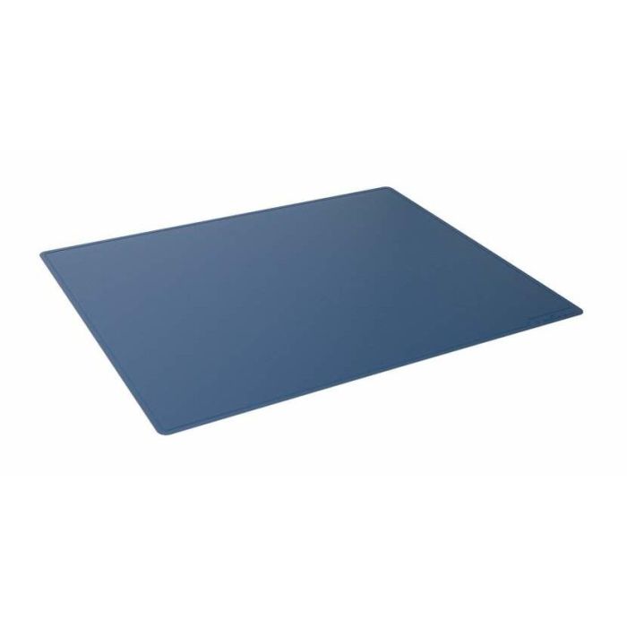 Durable Vade Protector Escritorio Esquinas Redondeadas PP Opaco Azul 530x400 mm