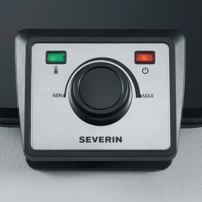 Severin WA2106 Gofrera Eléctrica - Negro - 1200W 4
