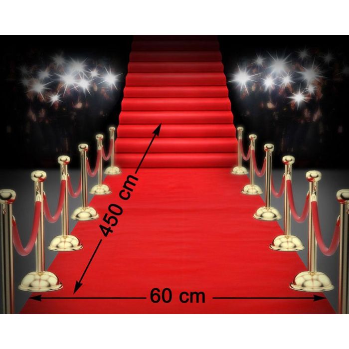 Alfombra Roja 450x60 cm Hollywood Photocall