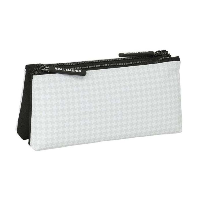 Neceser de Viaje Real Madrid C.F. Blanco Gris Deportivo 22 x 10 x 8 cm 2