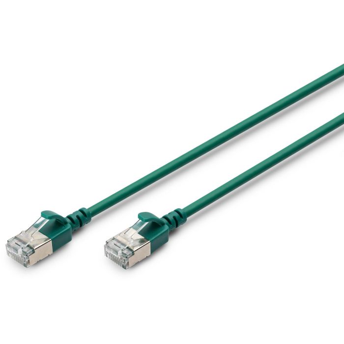 Digitus CAT 6A F/FTP Slim Patchkabel 0,50m Verde 0 Digitus CAT 6A F/FTP Slim Patchkabel 0,50m Verde 0