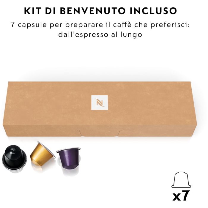 DeLonghi Essenza Mini EN85.L Cafetera Nespresso Compacta 19 Bares 0.6L 1150W en Negro/Lima 1