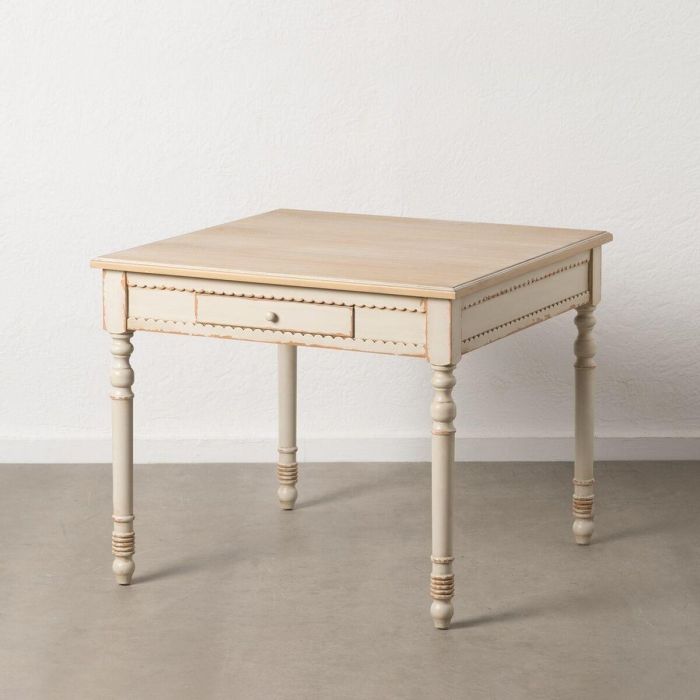 Mesa Crema Natural 91,5 x 91,5 x 77 cm 8
