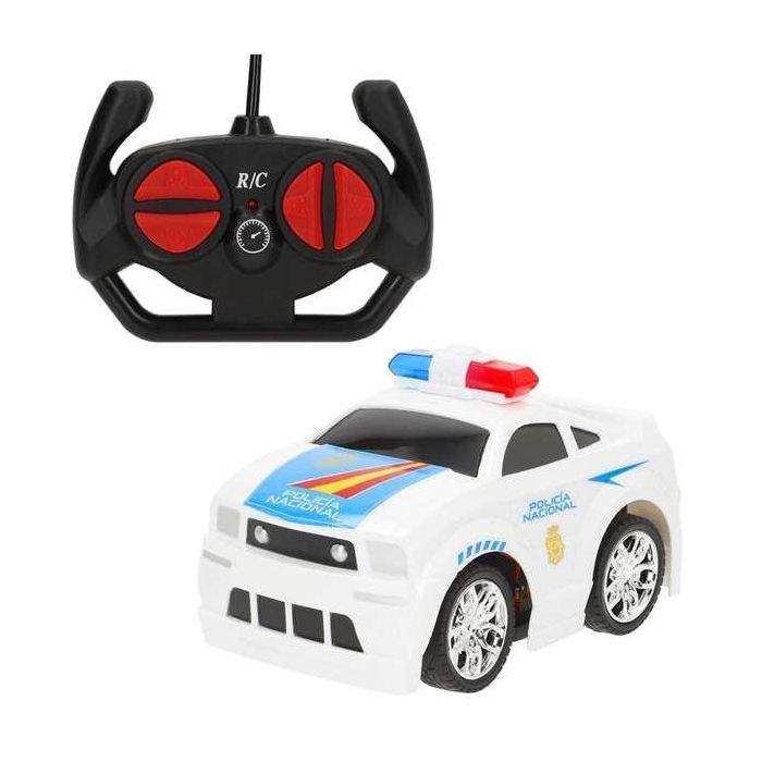 Coche radio control policia nacional 15 cm. velocidad 10-12 km hora. Coche radio control policia nacional 15 cm. velocidad 10-12 km hora.
