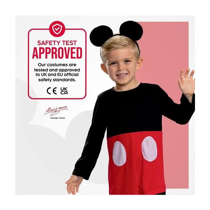Disfraz infantil disney mickey classic talla. 3-4 años 5 Disfraz infantil disney mickey classic talla. 3-4 años 5