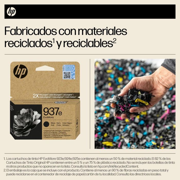 Cartucho de Tinta Original HP 4S6W9NE Negro (1 unidad) 8